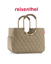 Stilvolle Allround-Tasche für den Alltag. Reisenthel Loopshopper L rhombus olive