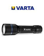 Ultrahelle Taschenlampe für jede Situation. Varta Night Cutter Pro F30R Taschenlampe