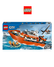 Abenteuer auf hoher See. Lego 60504 Rettungsboot Küstenwache